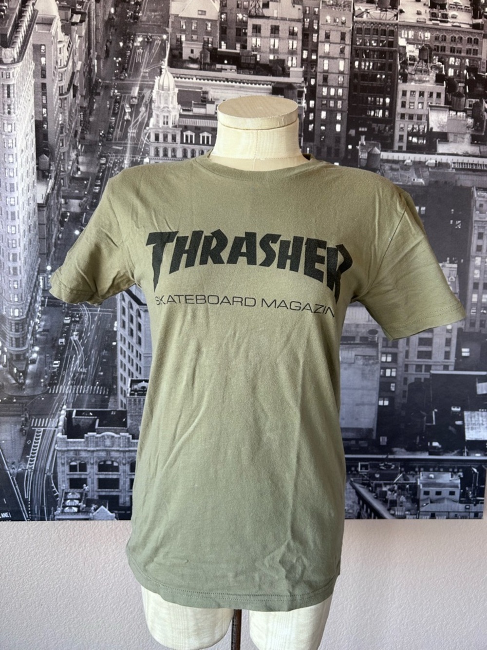 Thrasher Light Green Graphic T-shirt